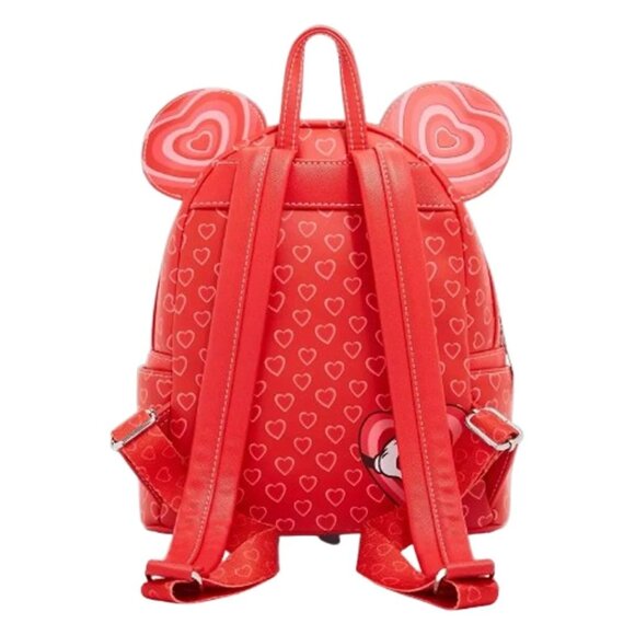 NWT Loungefly Disney Mickey and Minnie Valentines Day Mini Backpack - Picture 2 of 6
